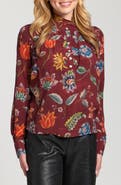 APNY Ruffle Half-Placket Shirt