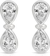 Ettika Infinity Crystal Drop Earrings