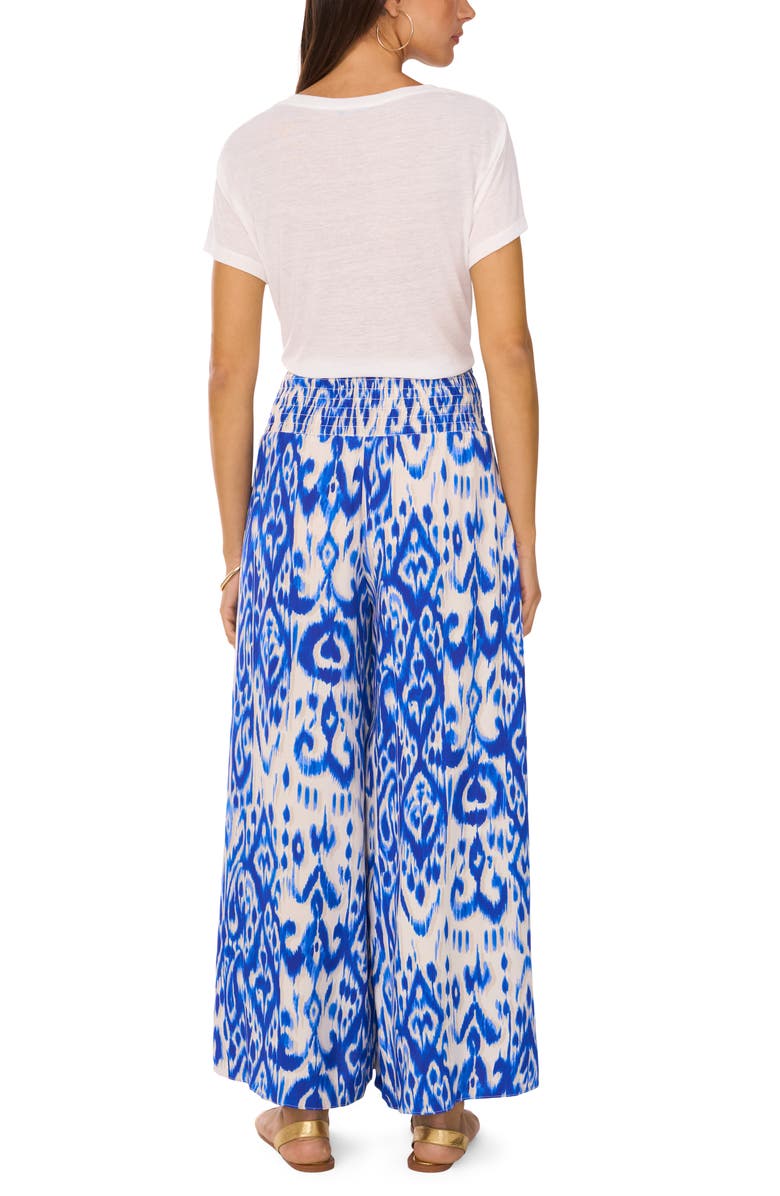 Vince Camuto Smocked Waist Wide Leg Pants, Alternate, color, 