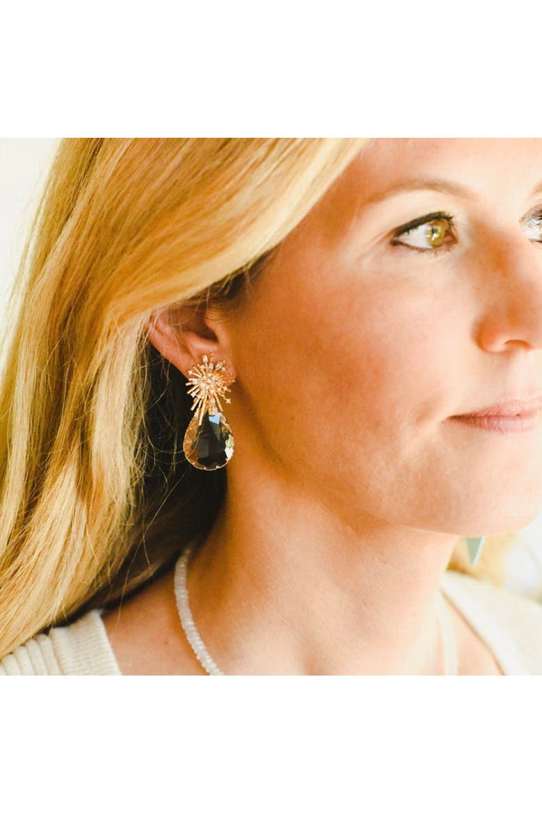 Champagne Drop Earrings, Alternate, color, Gold