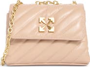 Off-White Jackhammer 17 Matelassé Leather Shoulder Bag