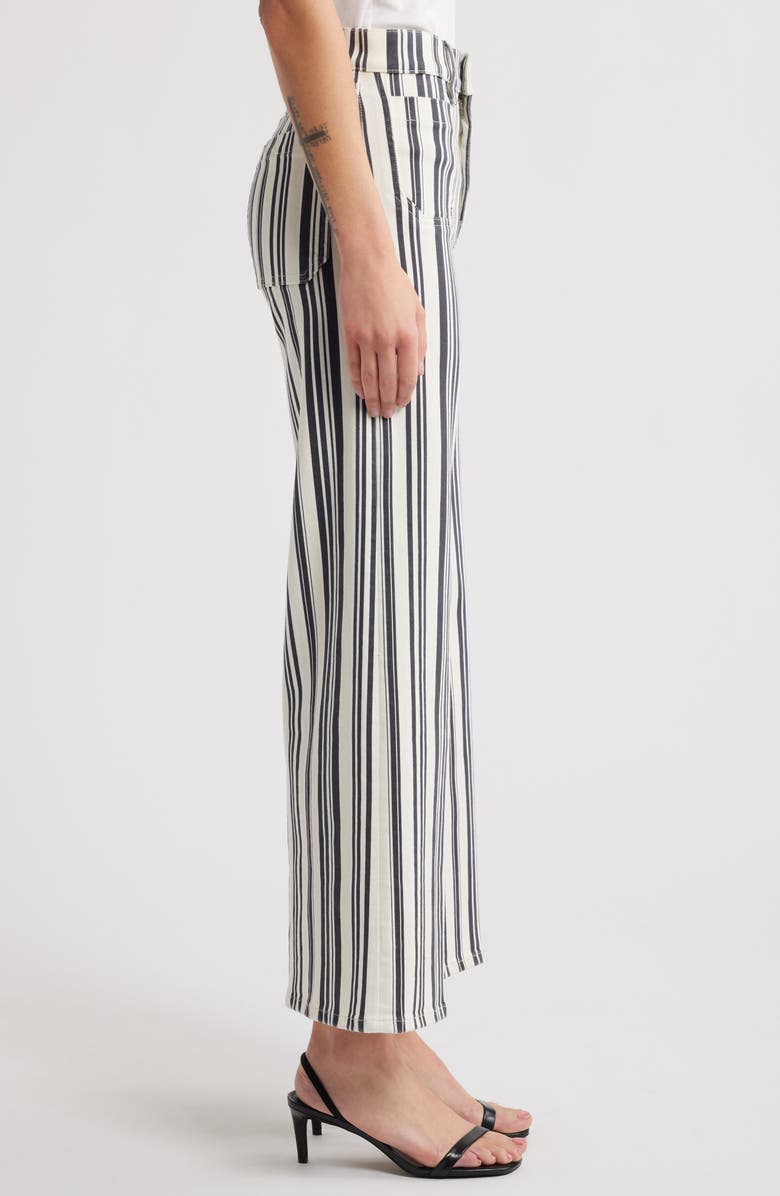 FRAME Le Slim Palazzo Patch Pocket High Waist Wide Leg Jeans, Alternate, color,