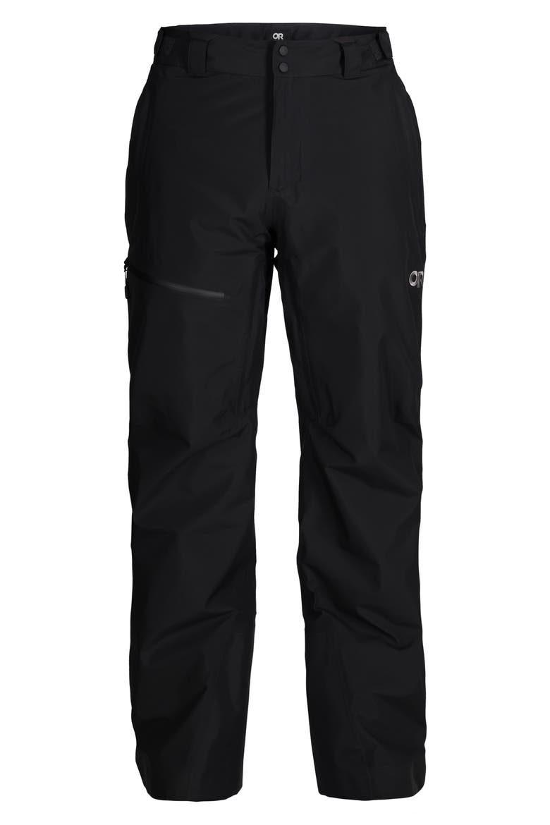 Tungsten II Gore-Tex® Waterproof Snow Pants, Alternate, color, BLACK