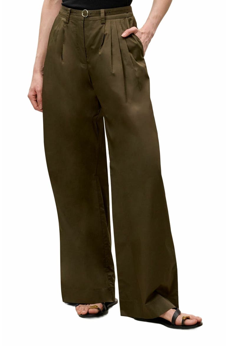 Raquel Twill Pant, Alternate, color, OLIVE