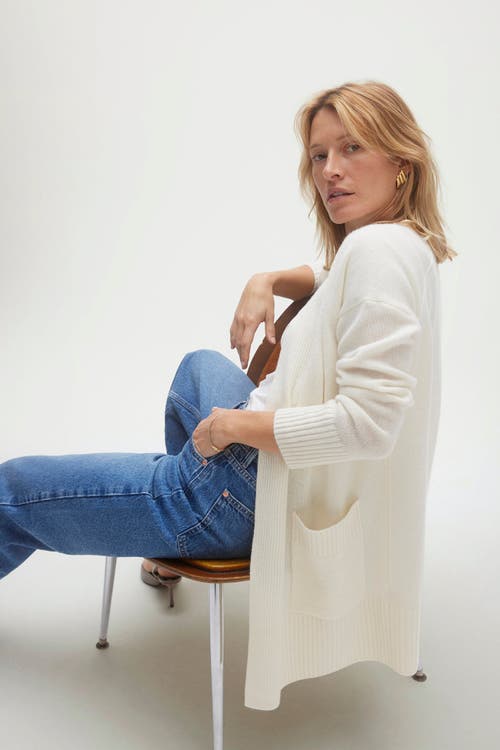 Naked Cashmere Tory Cashmere Cardigan In Sand