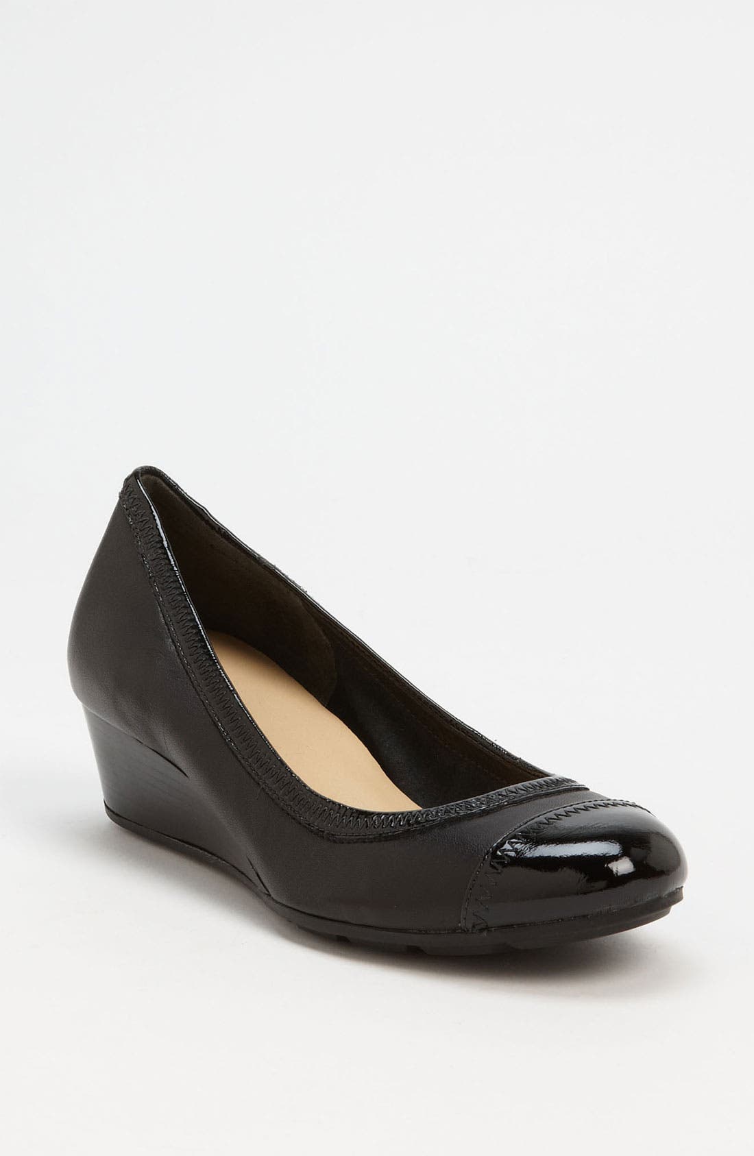'Milly' Wedge Pump, Main, color, BLACK
