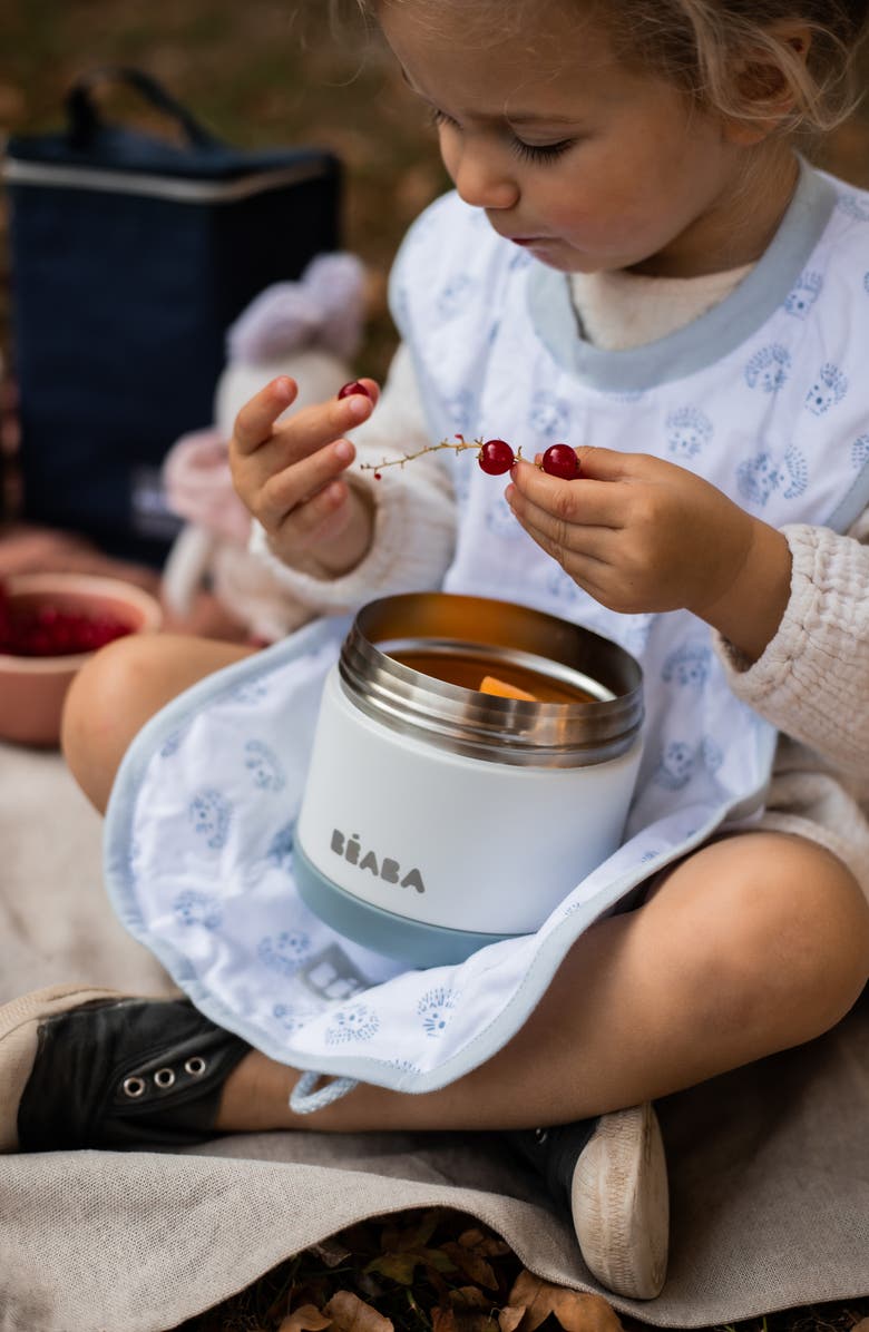 BEABA 16-Ounce Insulated Stainless Steel Jar, Alternate, color, Cloud