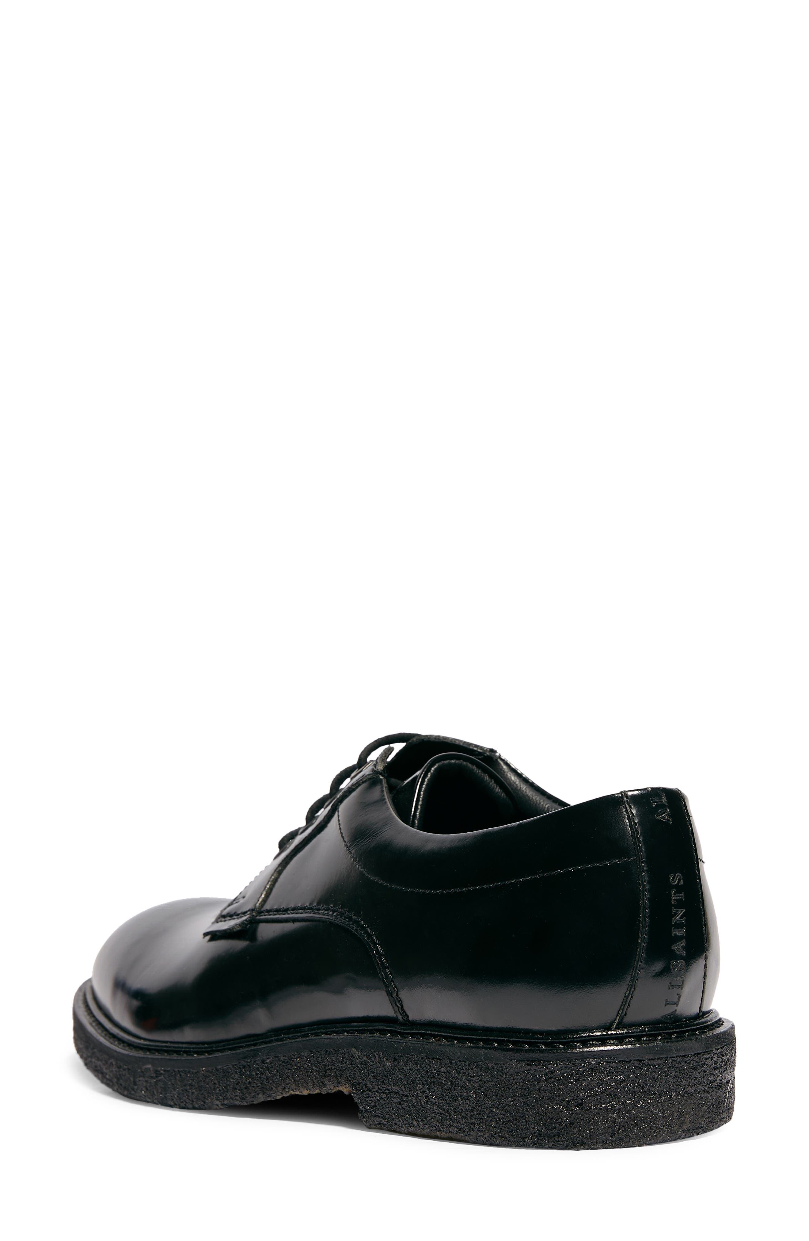 AllSaints Mak Plain Toe Derby, Alternate, color, 