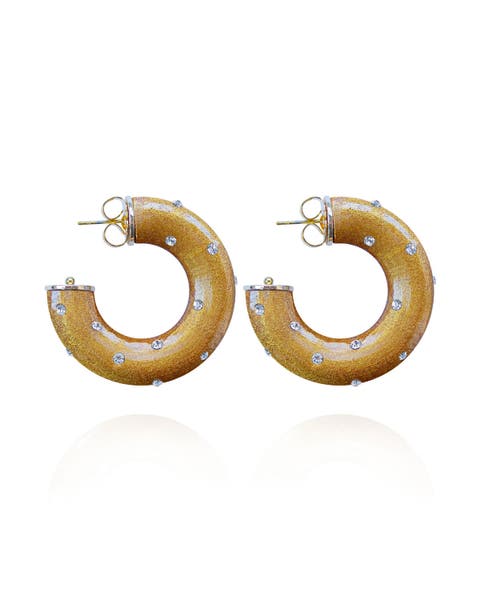 Alba Jet Earrings