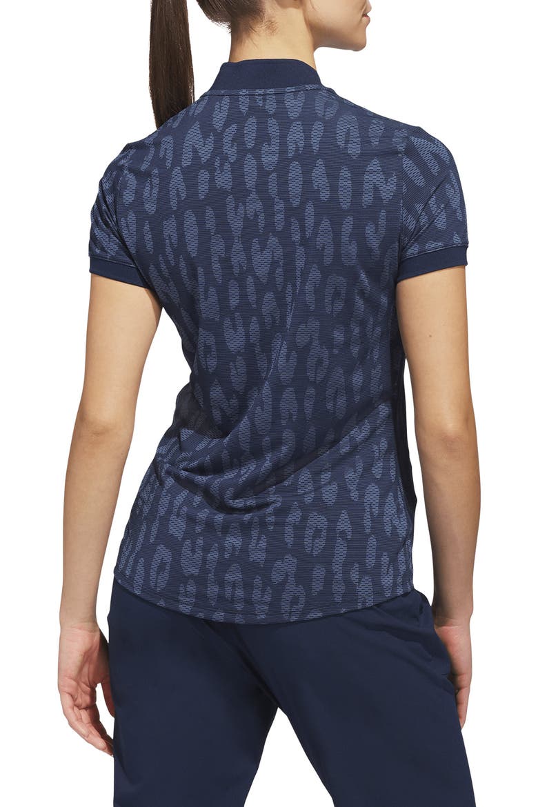 Ultimate365+ Jacquard Polo, Alternate, color, COLLEGIATE NAVY/ PRELOVED INK
