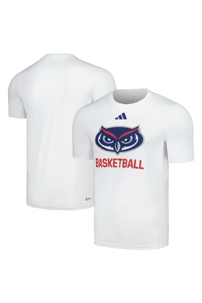 Men's adidas White Florida Atlantic Owls Basketball Creator T-Shirt, Main, color, White