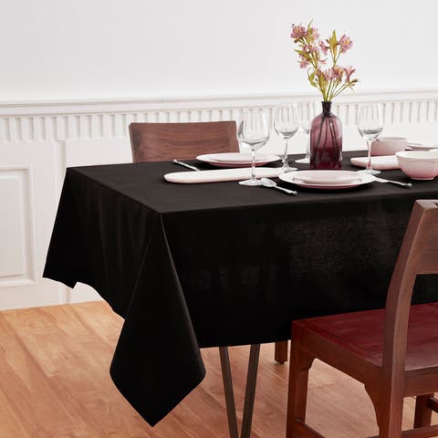 Cotton Linen Plain Tablecloth - Dru