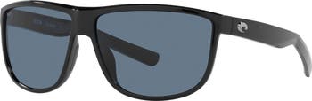 61mm Polarized Square Sunglasses