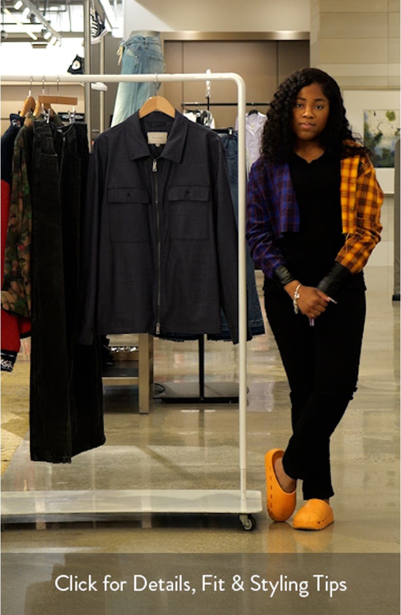 Zip-Up Stretch Wool Travel Jacket, sales video thumbnail