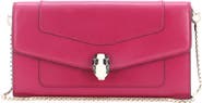 Pre-Owned Bvlgari Serpenti Forever Wallet on Chain Leather Long