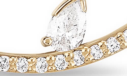 LANA LANA CURVED DIAMOND PENDANT NECKLACE