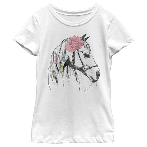 Girl's Lost Gods Dream Horse  Graphic T-Shirt
