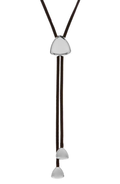 Diana Suede Bolo Necklace