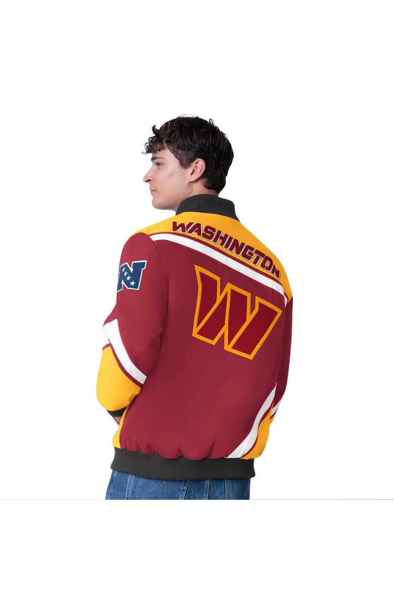 G-III Extreme Men's G-III Extreme Burgundy Washington Commanders Maximum Racing Full-Snap Jacket, Alternate, color, Burgundy