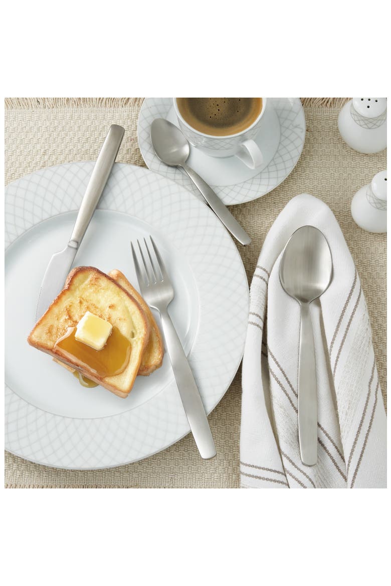 Leo Legacy 4-Piece Flatware Set, Alternate, color, SILVER
