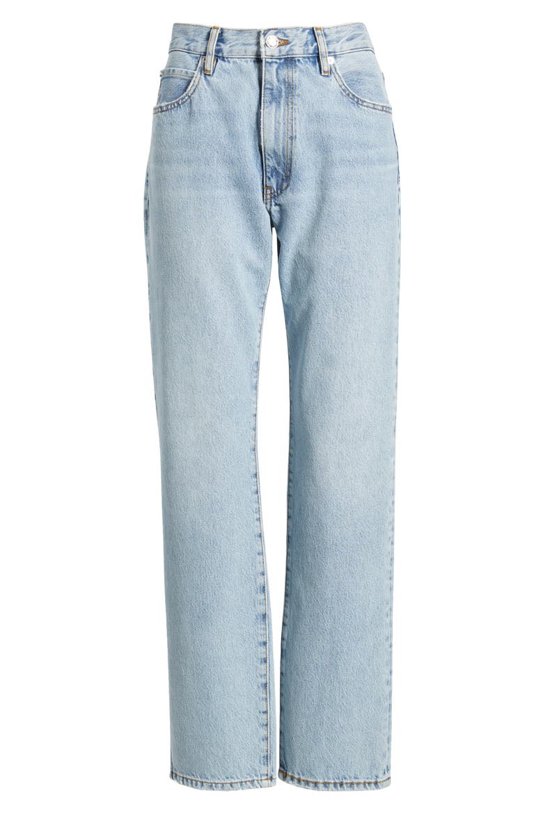 The Staple High Waist Straight Leg Jeans, Alternate, color, OUTLAW