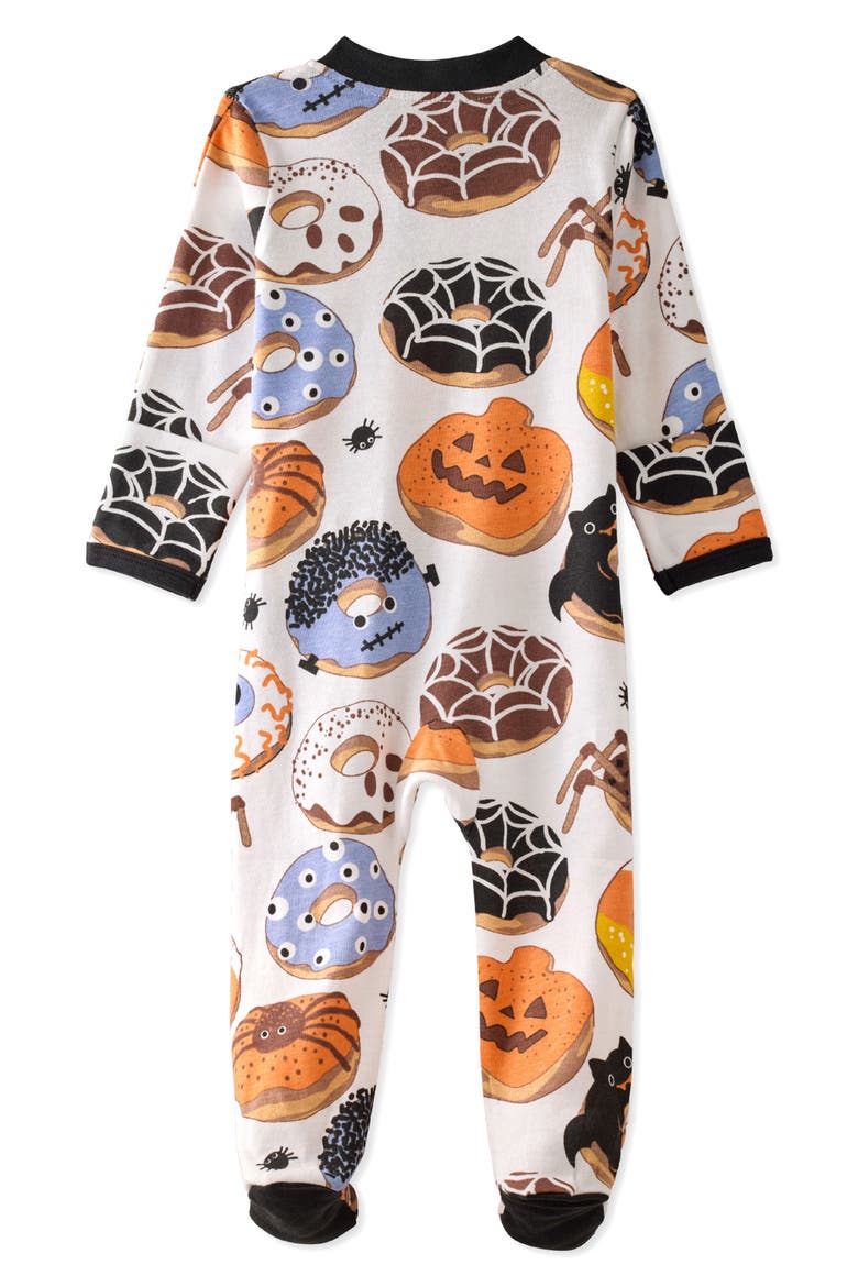 Scout Sleep & Play Fitted One-Piece Organic Cotton Footie Pajamas, Alternate, color, SPOOKY SWEET