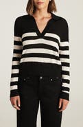 Mavi Jeans Stripe Polo Sweater