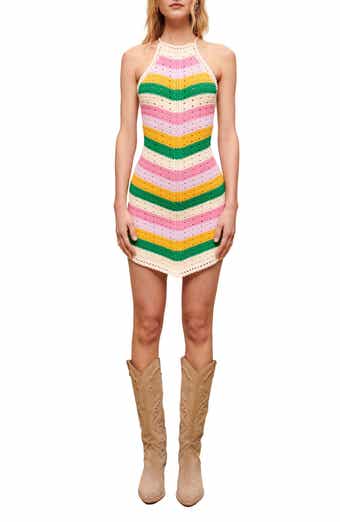 maje Ramina Knit Stripe Dress