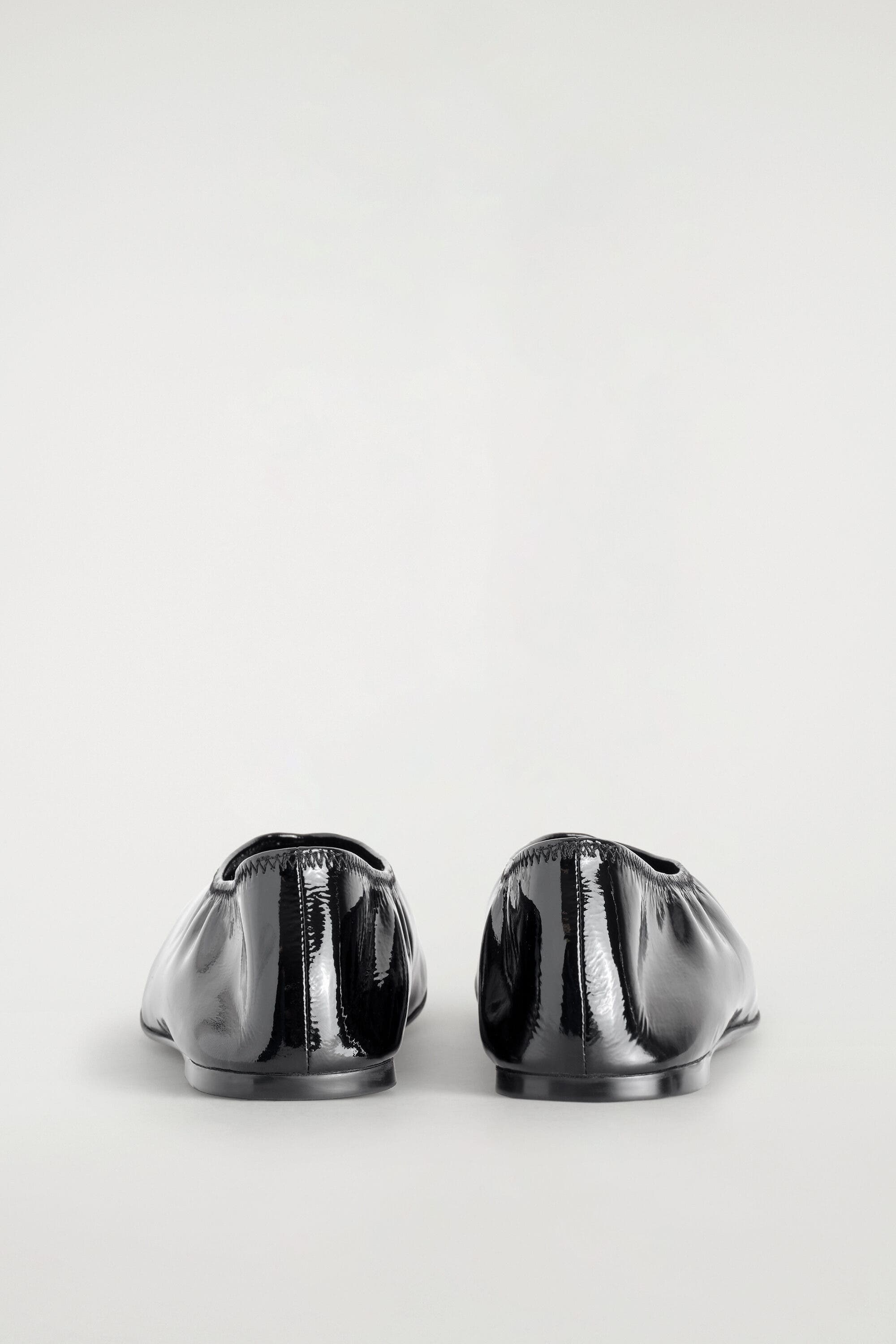 Minimal Patent Leather Ballet Flats, Alternate, color, BLACK