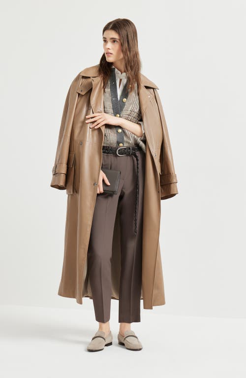 Brunello Cucinelli Tailored Jogger Trousers In Brown