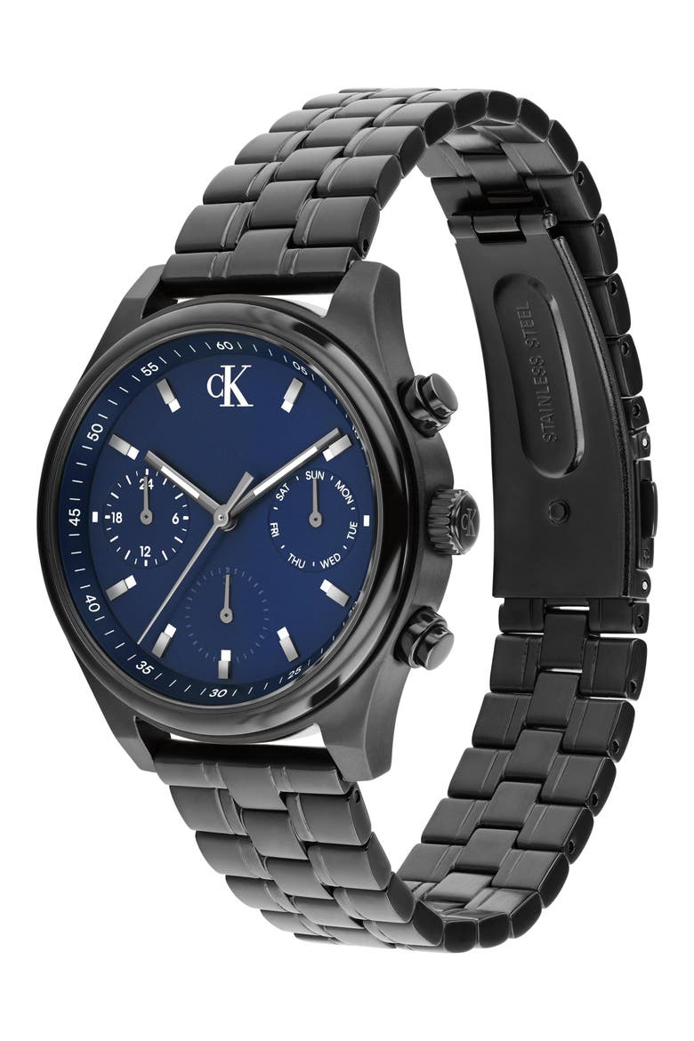 Modern Vintage Quartz Bracelet Watch, 38mm, Alternate, color, NAVY