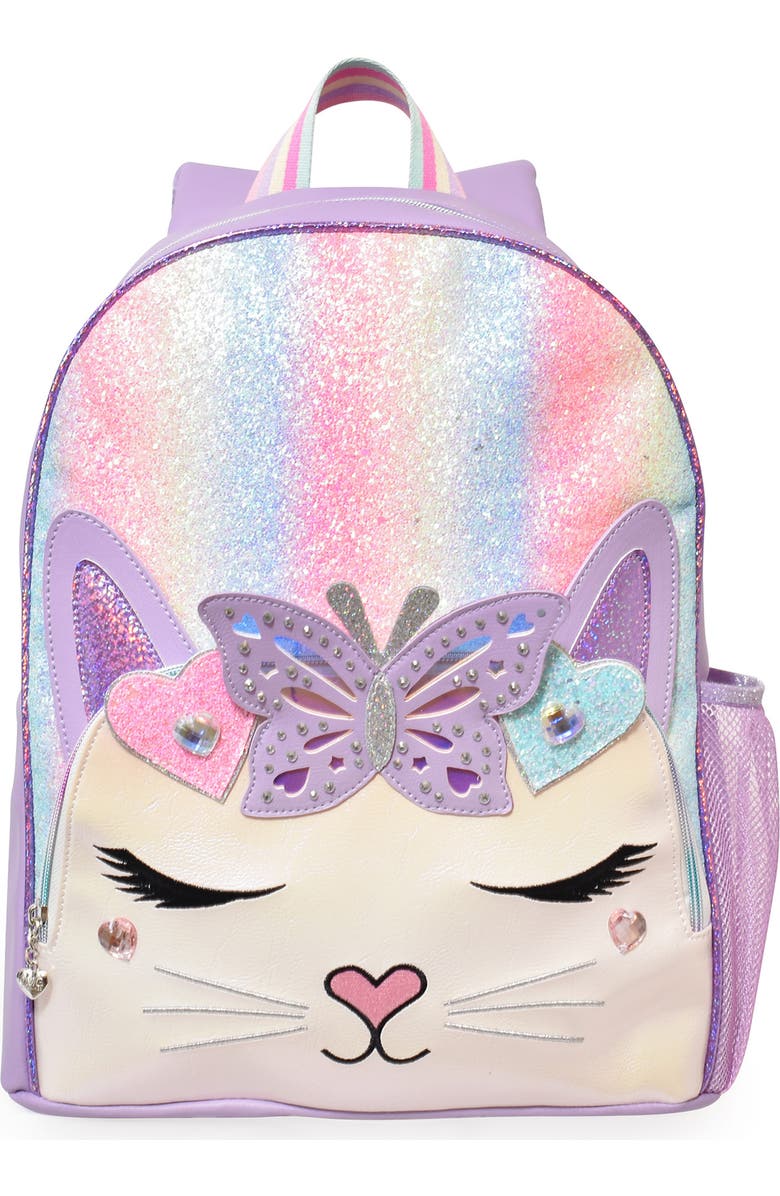 OMG Accessories Kids' Miss Bella Ombré Glitter Backpack, Main, color,