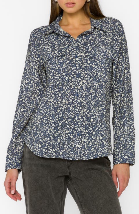 Talma Relaxed Fit Button-Up Shirt