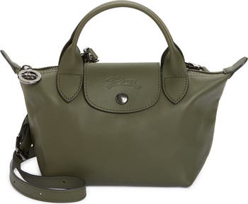 LONGCHAMP正規品/送料関税込み Le Pliage Top Handle Bag Small Longchamp Extra Small Le Pliage Xtra Leather Top Handle Bag