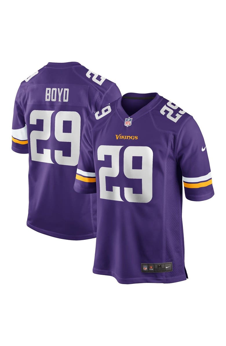 Nike Men's Nike Kris Boyd Purple Minnesota Vikings Game Jersey, Main, color, 