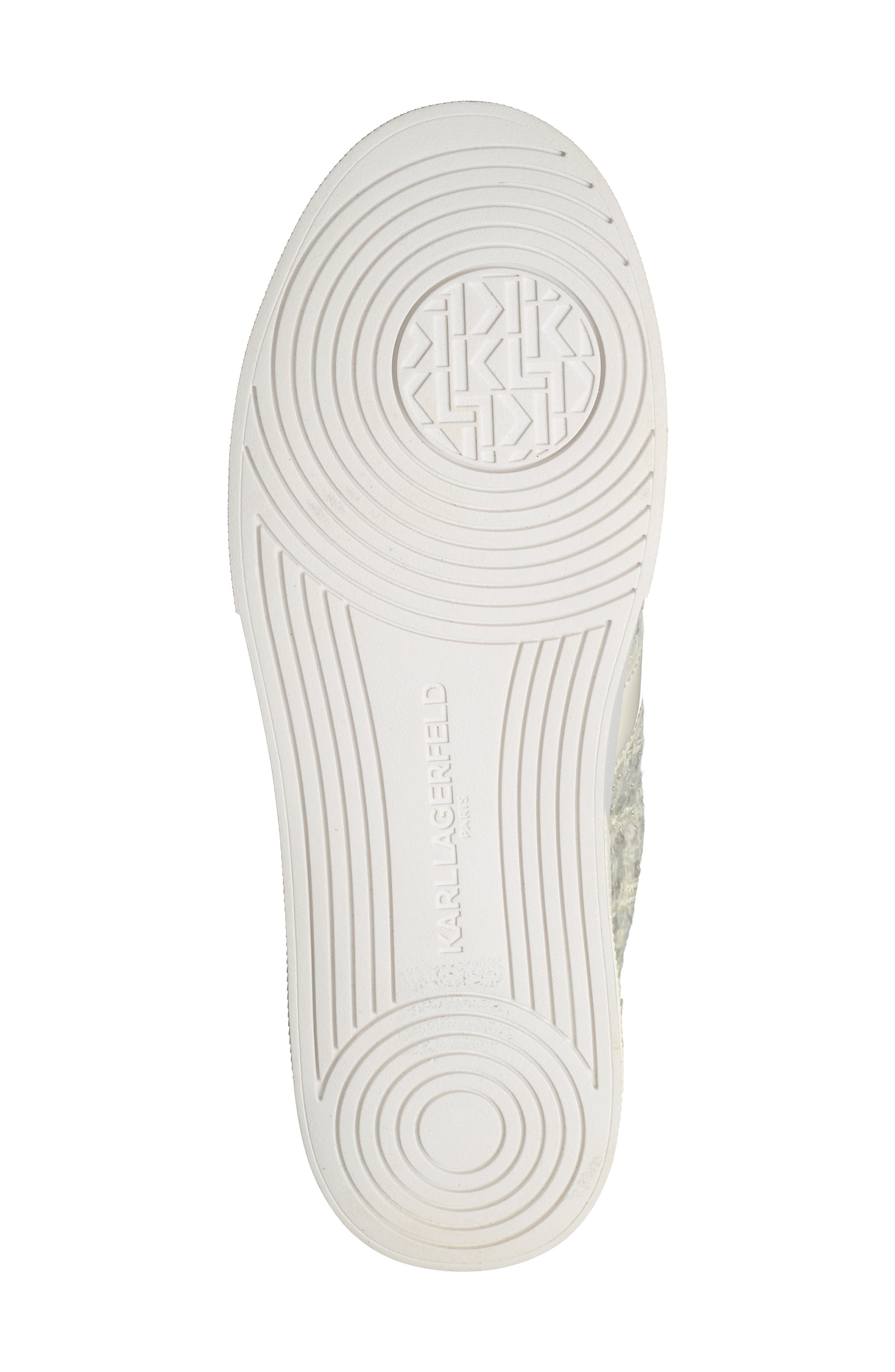 KARL LAGERFELD PARIS Mablyn Lace-Up Sneaker, Alternate, color, Cream
