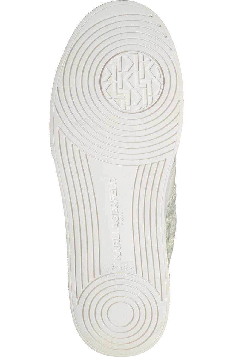 KARL LAGERFELD PARIS Mablyn Lace-Up Sneaker, Alternate, color, Cream