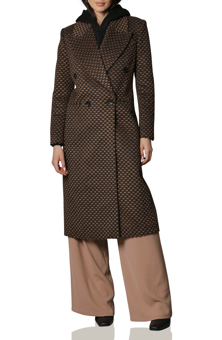 Avec Les Filles Double Breasted Coat, Main, color, 