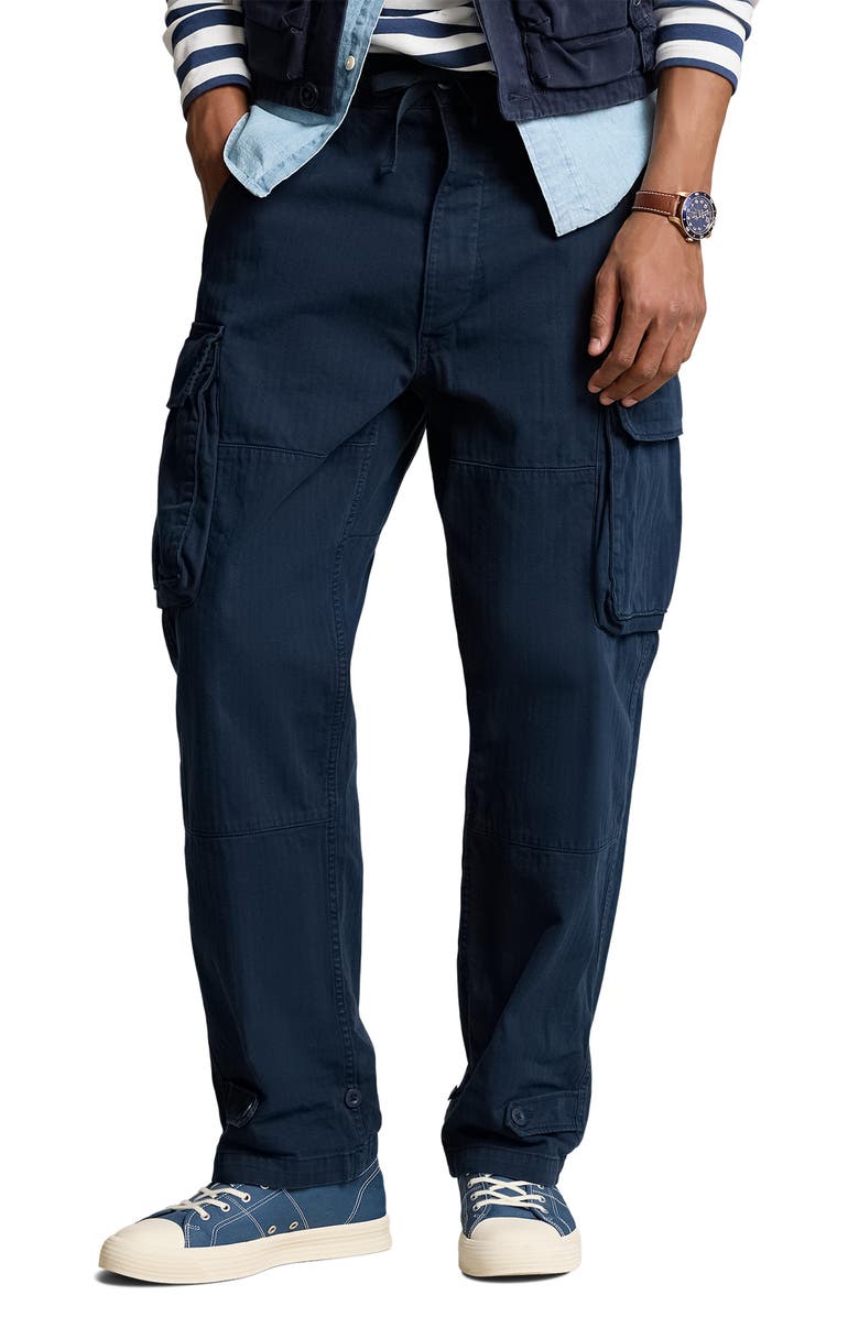 Polo Ralph Lauren Herringbone Twill Cargo Pants, Main, color,