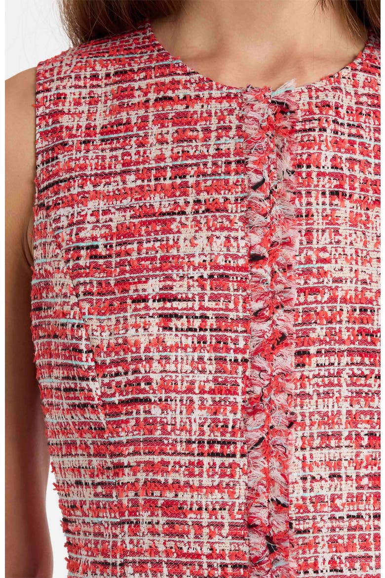 Curona Sleeveless Sheath Dress, Alternate, color, Chili Pepper