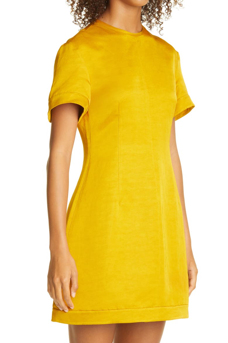 The Marcia Washed Linen Dress, Alternate, color, MARIGOLD