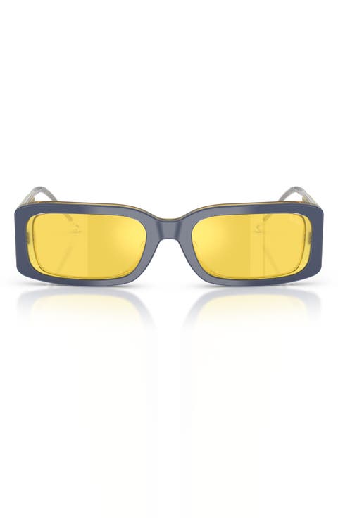 53mm Rectangular Sunglasses