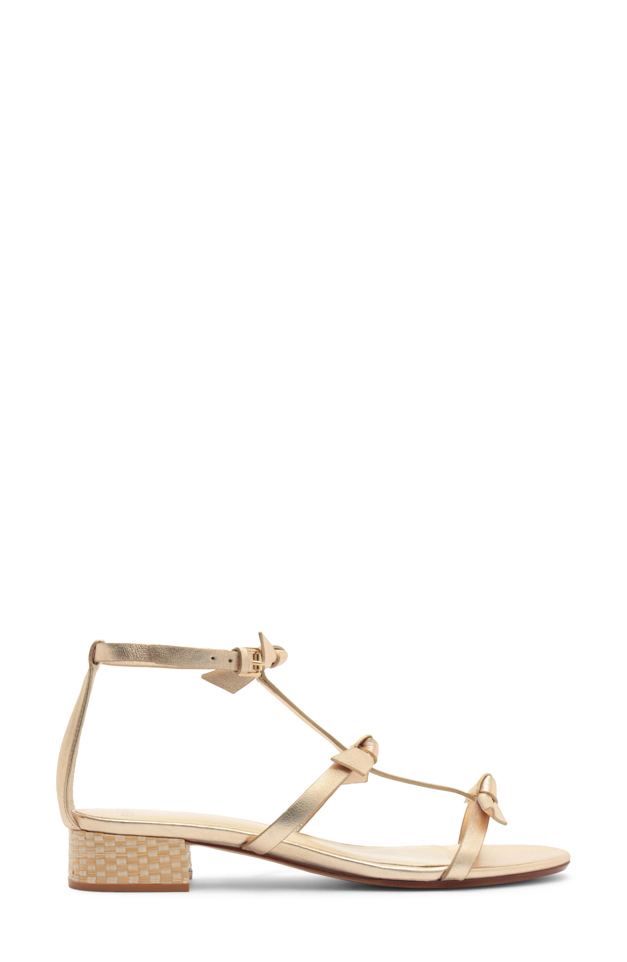 Alexandre Birman Slim Lolita Sandal, Alternate, color, Golden