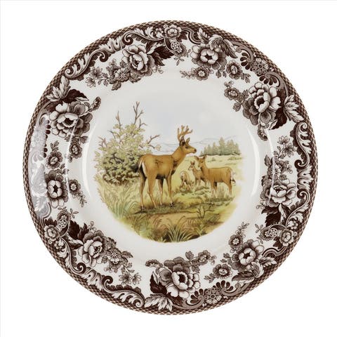 Woodland American Wildlife 10.5" Dinner Plate