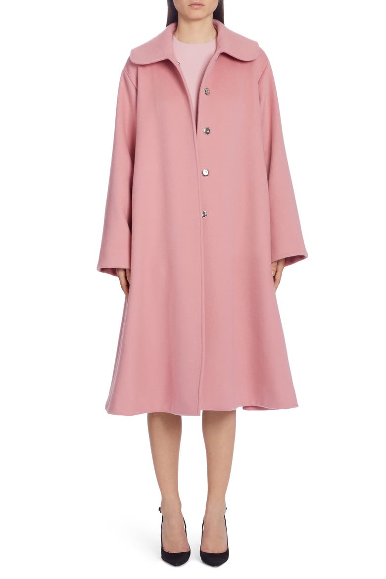 Stretch Cady A-Line Dress, Alternate, color, PINK
