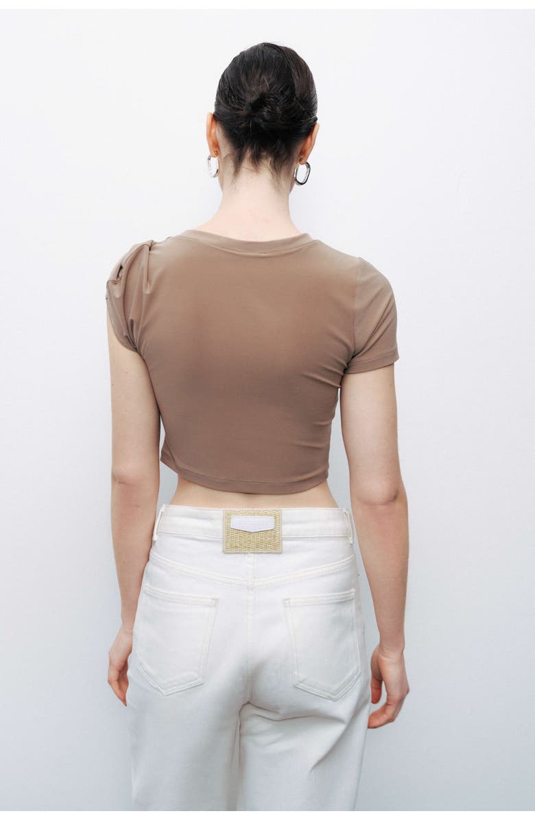 Nocturne Crop Top with Twisted Detail, Alternate, color, 