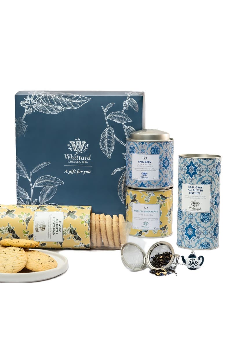 British Tea, Biscuits And Infuser Gift Box, Main, color, No Color