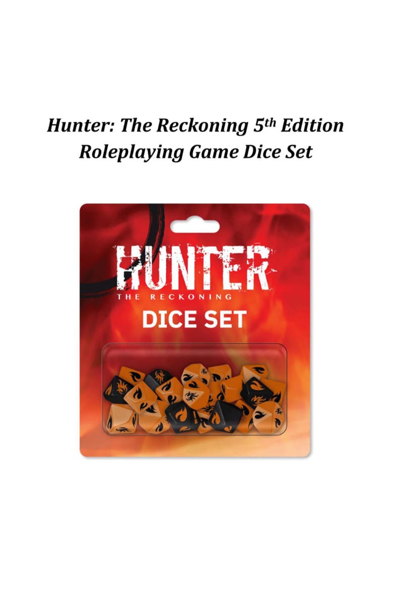 Renegade Game Studios The Reckoning 5Th Edition Roleplaying Game Dice Set, Alternate, color, Multicolored