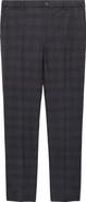 MANGO Check Slim Fit Pants