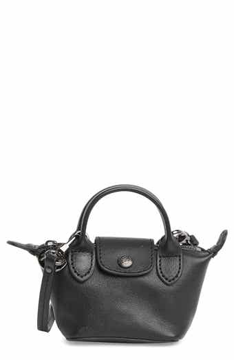 Longchamp Le Pliage Cuir Nano Crossbody Bag